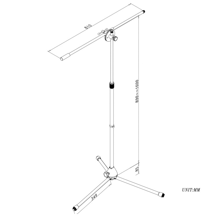 Supporto per microfono JYTS-204