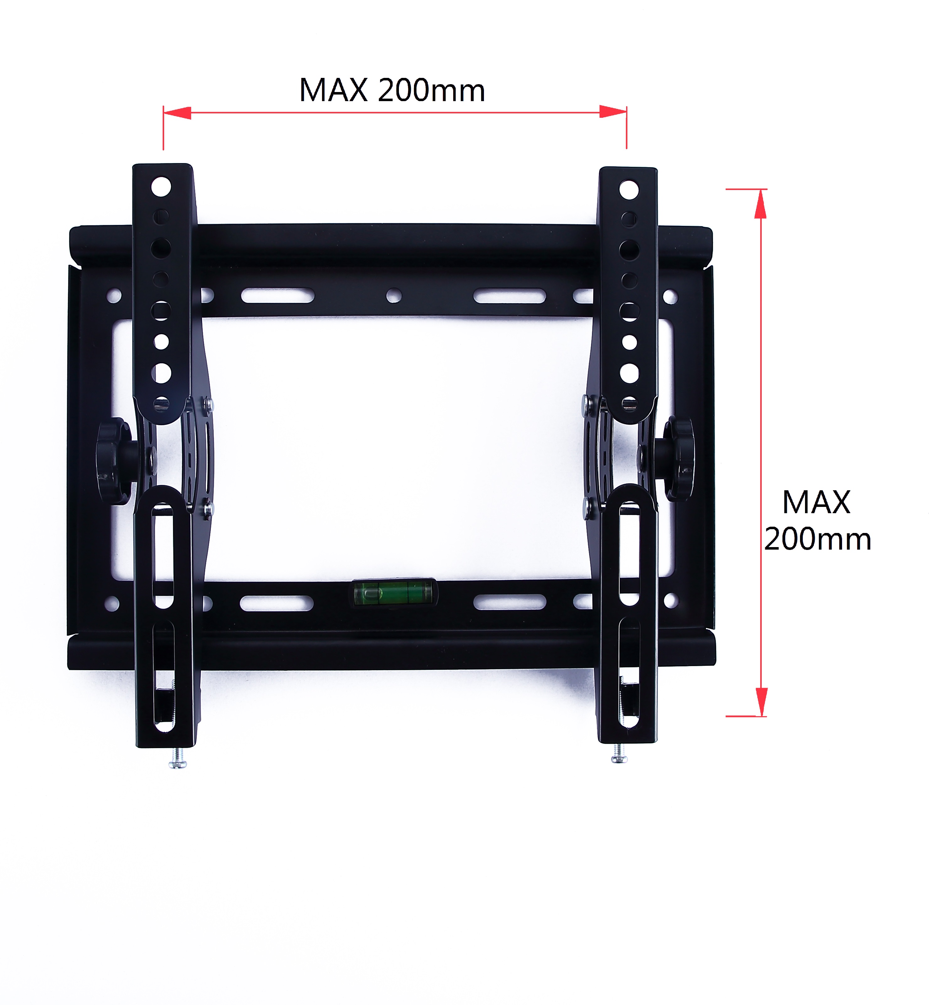 LED/LCD/LED piatto e curvo VESA 200x200mm, montaggio a parete con staffa TV